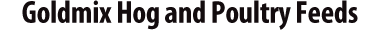 GoldMix Feeds
